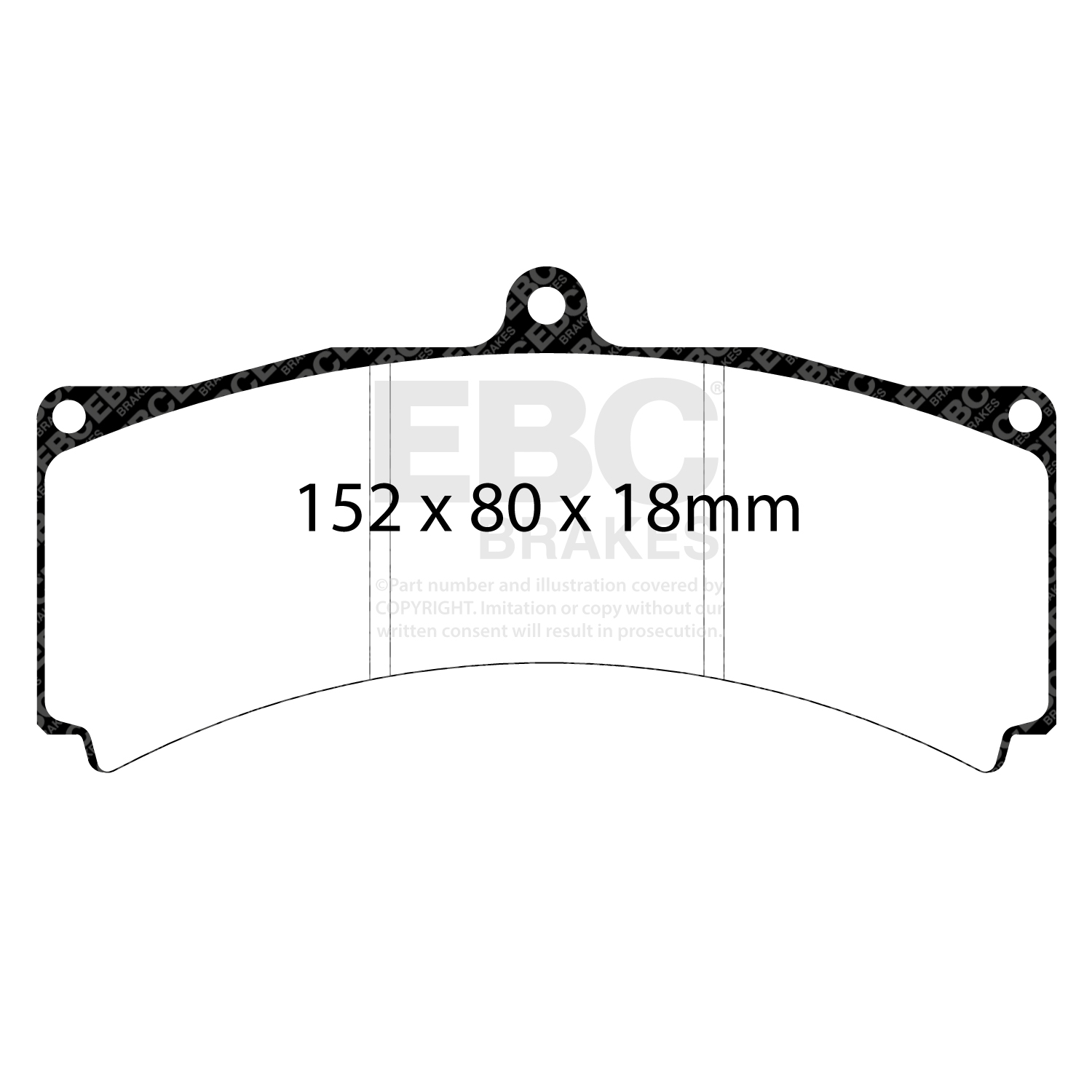 Pastiglie Racing EBC RP-X - EBC-DP8012RPX