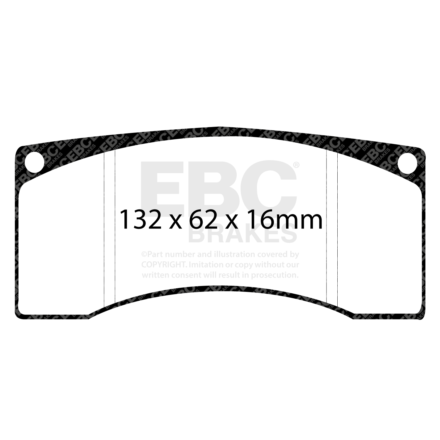 Pastiglie Racing EBC RP-X - EBC-DP8016RPX