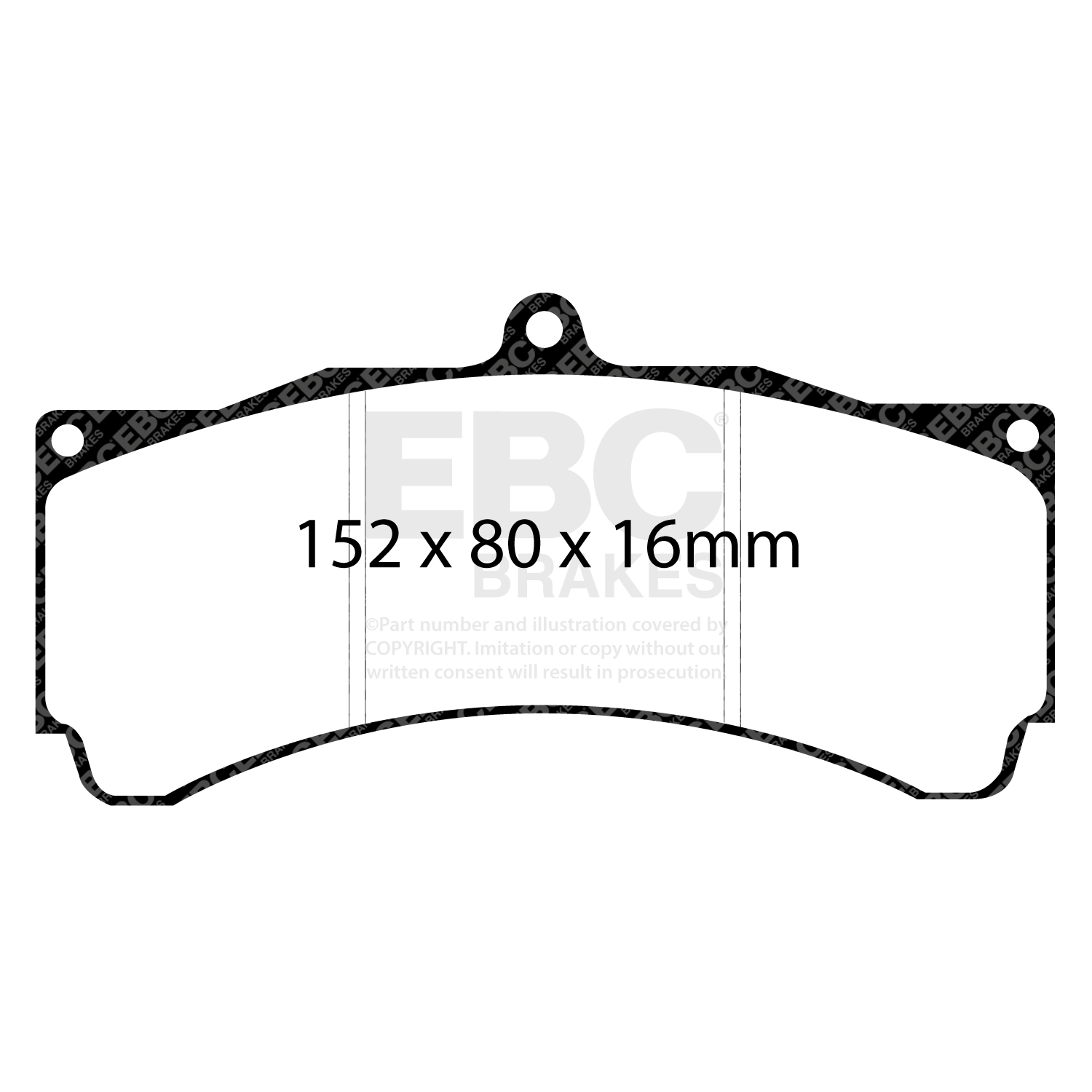 Pastiglie Racing EBC RP-X - EBC-DP8032RPX