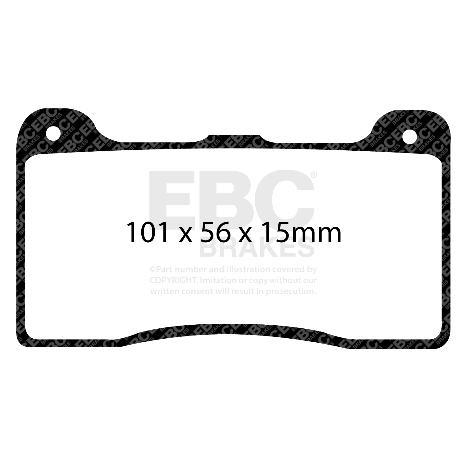 Pastiglie Racing EBC RP-X - EBC-DP8039RPX
