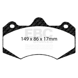Pastiglie Sportive Stradali EBC Yellowstuff - EBC-DP4042R