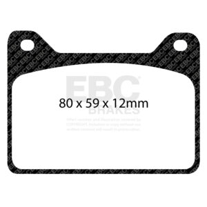 Pastiglie Sportive Stradali EBC Yellowstuff - EBC-DP4057R