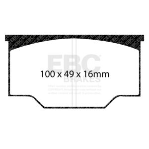 Pastiglie Sportive Stradali EBC Yellowstuff - EBC-DP4073R