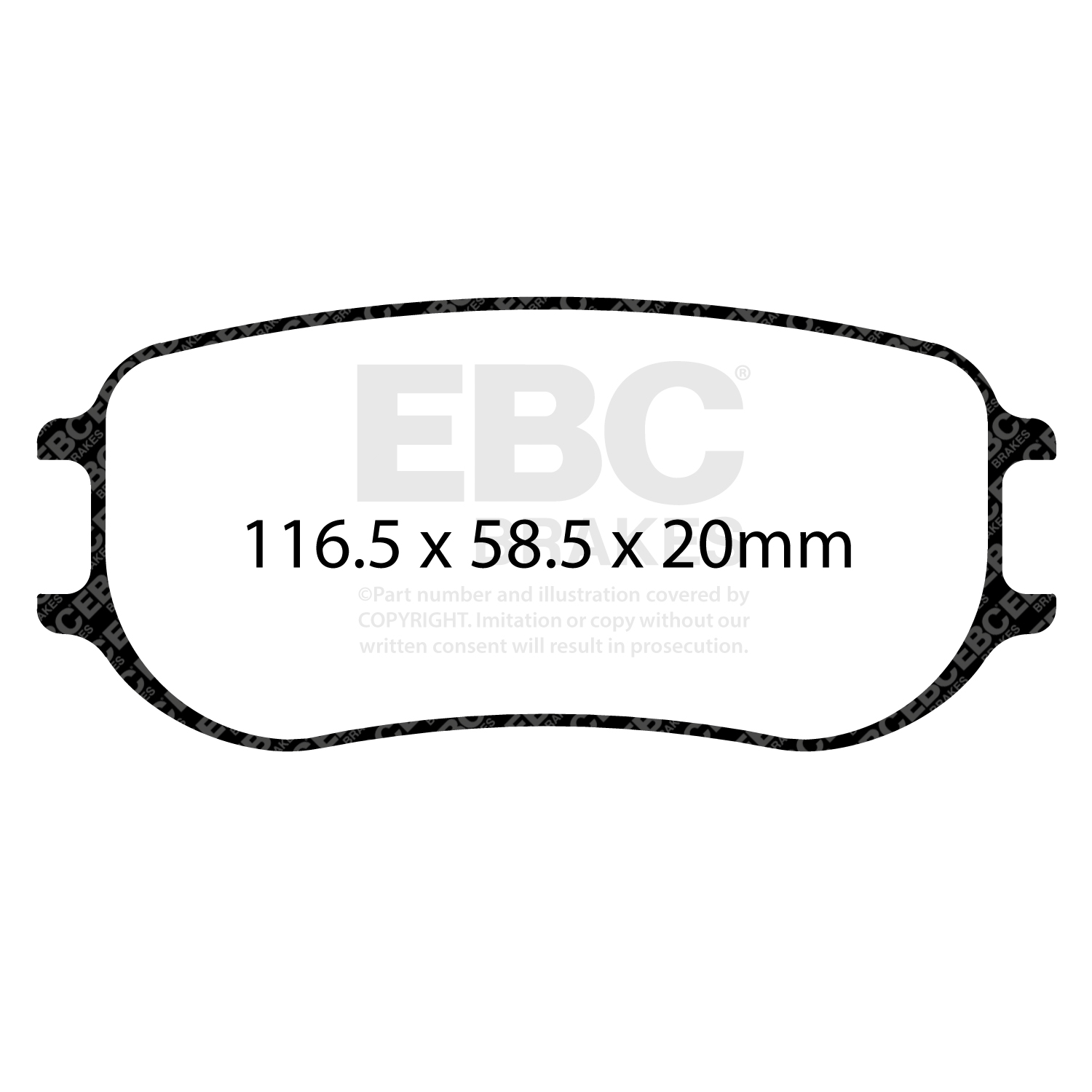 Pastiglie Racing EBC RP-X - EBC-DP8082/2RPX