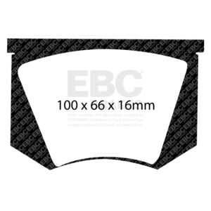 Pastiglie Sportive Stradali EBC Yellowstuff - EBC-DP4100R