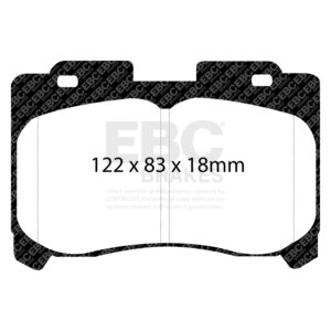 Pastiglie Sportive Stradali EBC Yellowstuff - EBC-DP41004R