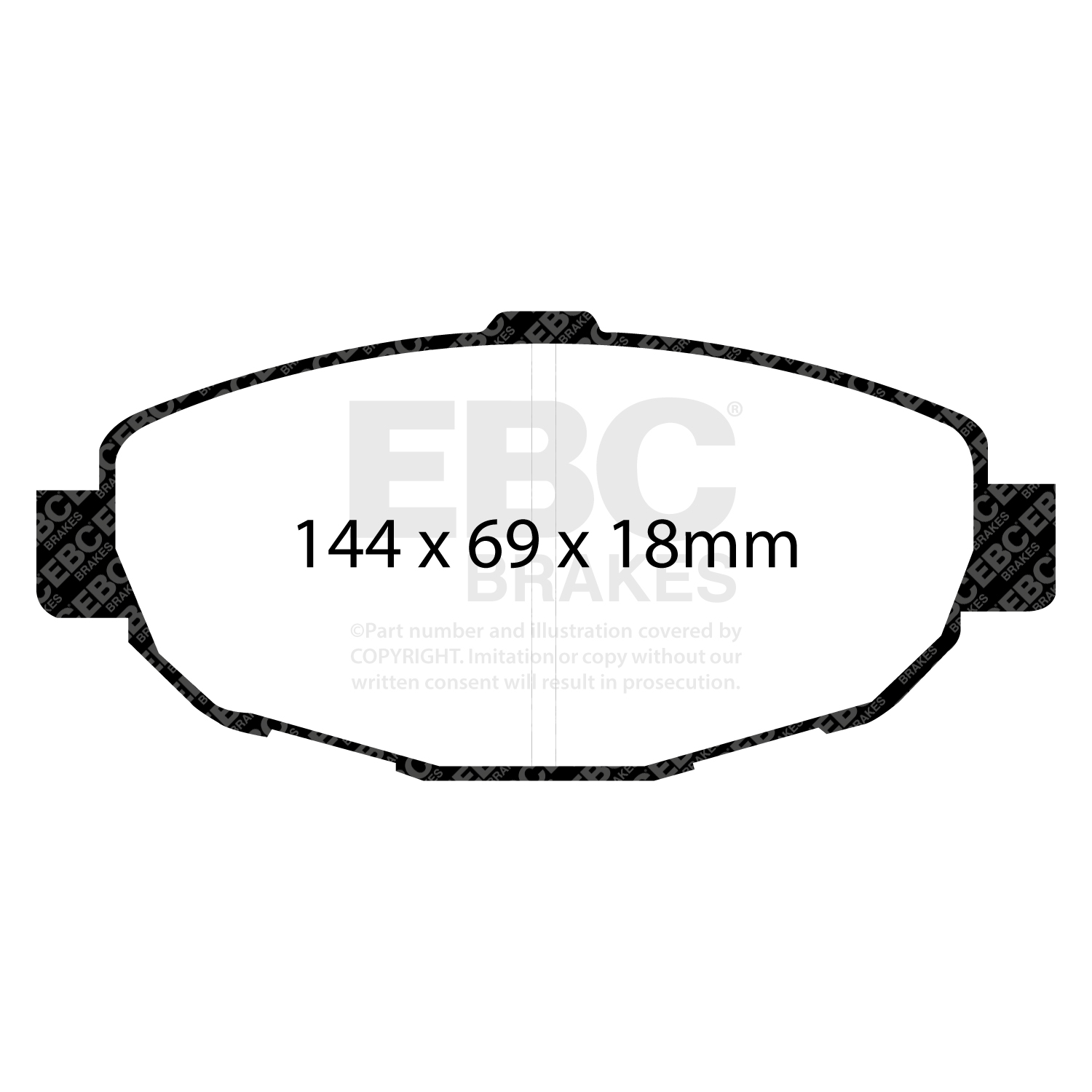 Pastiglie Sportive Stradali EBC Yellowstuff - EBC-DP41007R