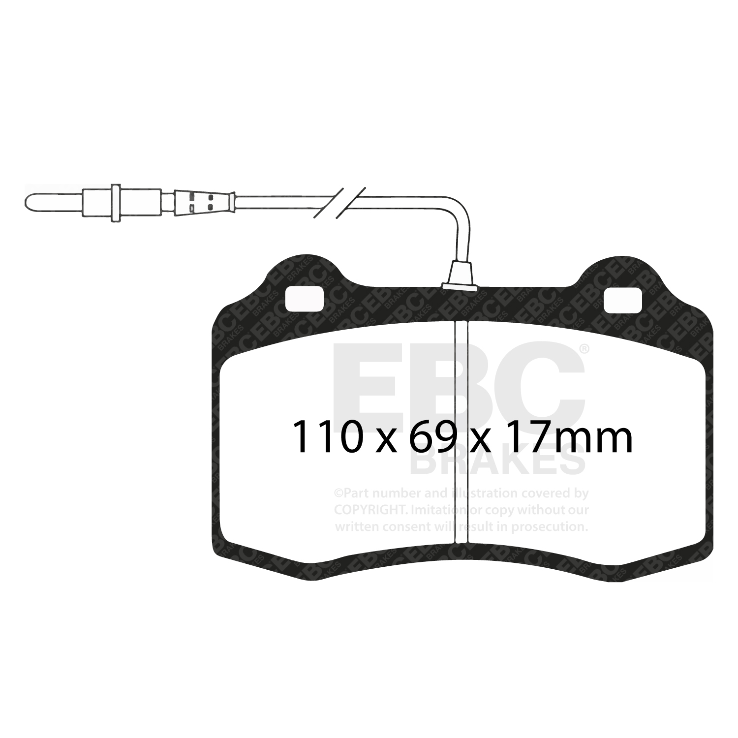 Pastiglie Sportive Stradali EBC Yellowstuff - EBC-DP41031/2R