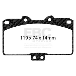 Pastiglie Sportive Stradali EBC Yellowstuff - EBC-DP41097R