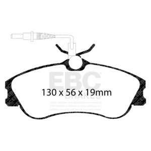 Pastiglie Sportive Stradali EBC Yellowstuff - EBC-DP41104R