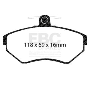 Pastiglie Sportive Stradali EBC Yellowstuff - EBC-DP41112R