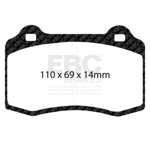 Pastiglie Sportive Stradali EBC Yellowstuff - EBC-DP41140R