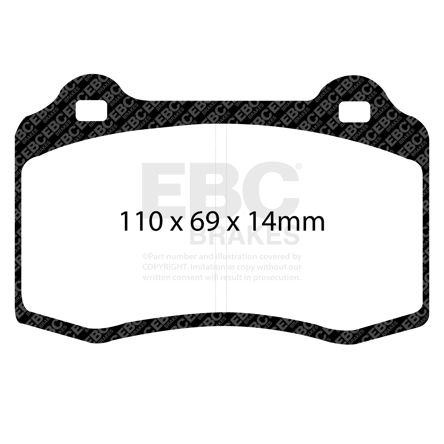 Pastiglie Racing EBC RP-X - EBC-DP81140RPX