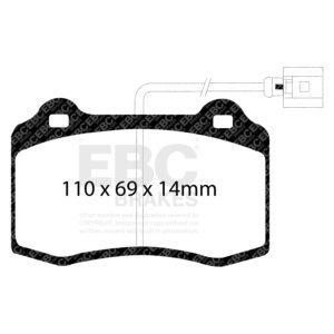Pastiglie Sportive Stradali EBC Yellowstuff - EBC-DP41140/2R