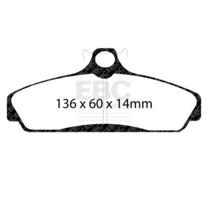 Pastiglie Sportive Stradali EBC Yellowstuff - EBC-DP41152R