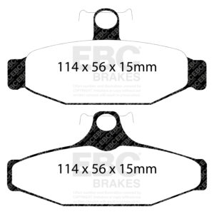 Pastiglie Sportive Stradali EBC Yellowstuff - EBC-DP41165R