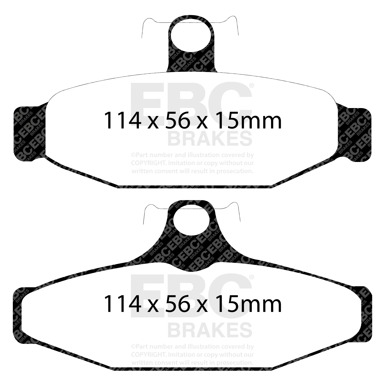 Pastiglie Sportive Stradali EBC Yellowstuff - EBC-DP41165R