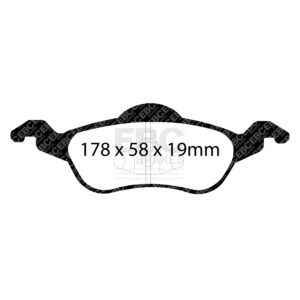 Pastiglie Sportive Stradali EBC Yellowstuff - EBC-DP41185R