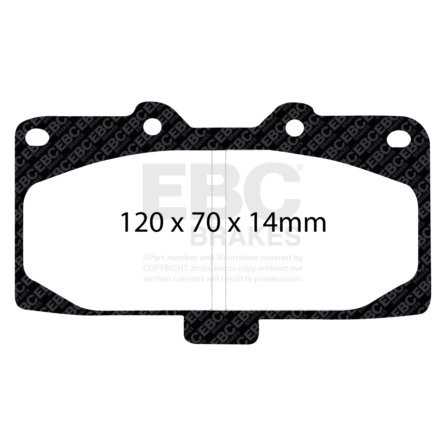 Pastiglie Racing EBC RP-X - EBC-DP81200RPX