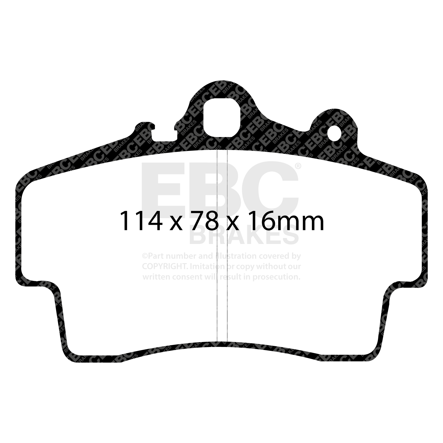 Pastiglie Racing EBC RP-X - EBC-DP81207RPX