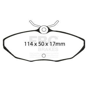 Pastiglie Sportive Stradali EBC Yellowstuff - EBC-DP41221R