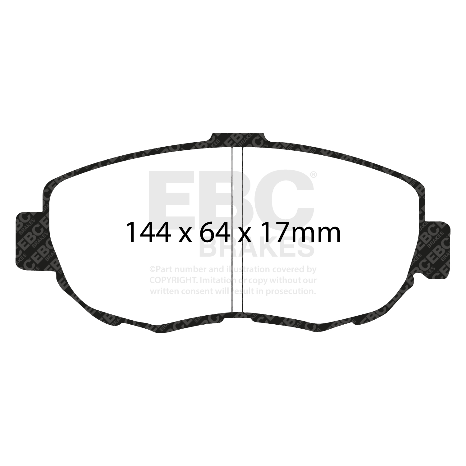 Pastiglie Sportive Stradali EBC Yellowstuff - EBC-DP41223R