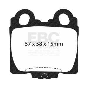 Pastiglie Sportive Stradali EBC Yellowstuff - EBC-DP41224R