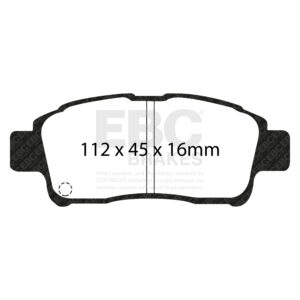 Pastiglie Sportive Stradali EBC Yellowstuff - EBC-DP41225R