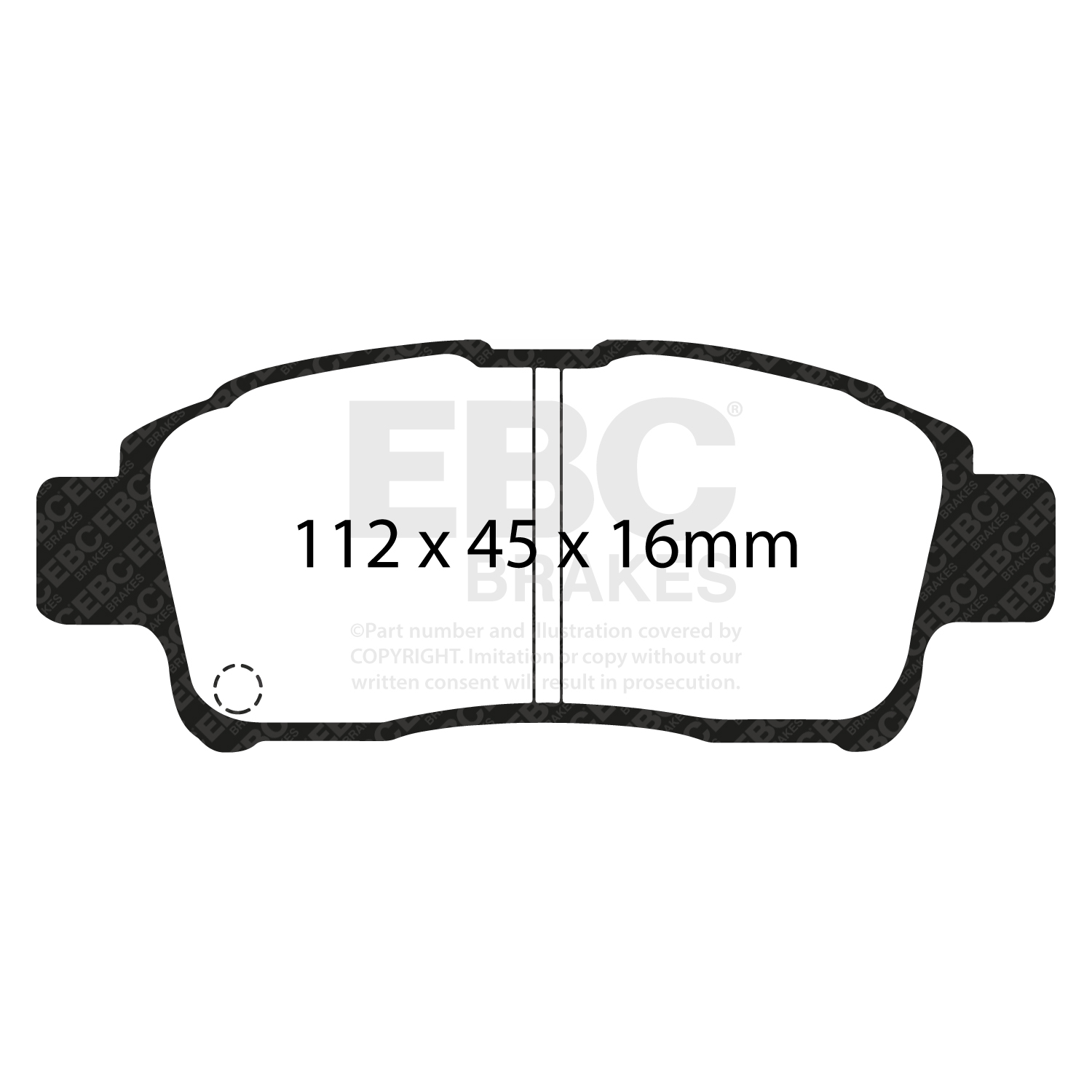 Pastiglie Sportive Stradali EBC Yellowstuff - EBC-DP41225R