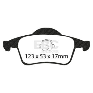 Pastiglie Sportive Stradali EBC Yellowstuff - EBC-DP41231R