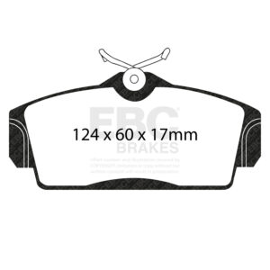 Pastiglie Sportive Stradali EBC Yellowstuff - EBC-DP41238R