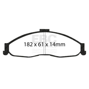 Pastiglie Sportive Stradali EBC Yellowstuff - EBC-DP41239R
