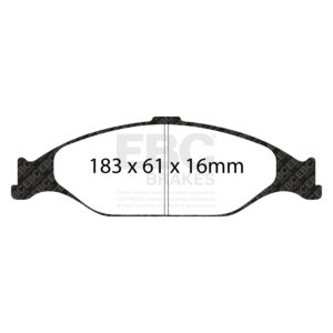 Pastiglie Sportive Stradali EBC Yellowstuff - EBC-DP41242R