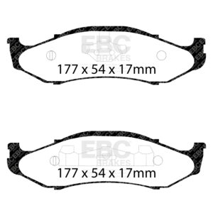 Pastiglie Sportive Stradali EBC Yellowstuff - EBC-DP41255R