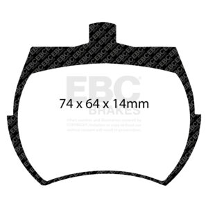 Pastiglie Sportive Stradali EBC Yellowstuff - EBC-DP4127R
