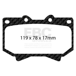 Pastiglie Sportive Stradali EBC Yellowstuff - EBC-DP41319R