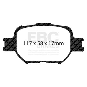 Pastiglie Sportive Stradali EBC Yellowstuff - EBC-DP41325R