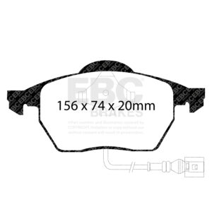 Pastiglie Sportive Stradali EBC Yellowstuff - EBC-DP41330R