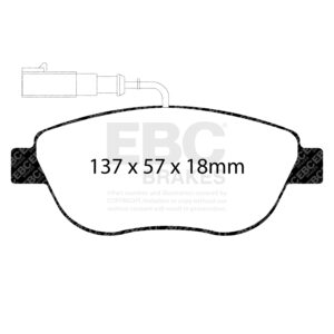 Pastiglie Sportive Stradali EBC Yellowstuff - EBC-DP41383R