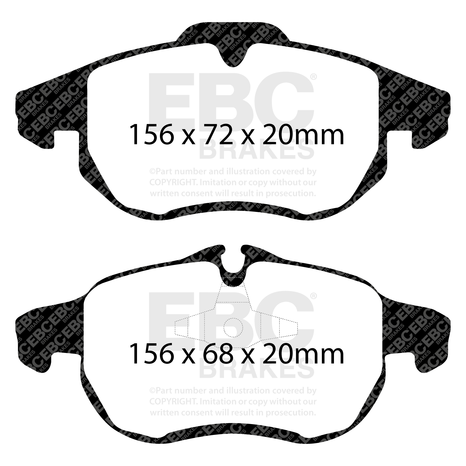 Pastiglie Sportive Stradali EBC Yellowstuff - EBC-DP41414R