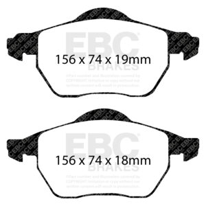 Pastiglie Sportive Stradali EBC Yellowstuff - EBC-DP41439R