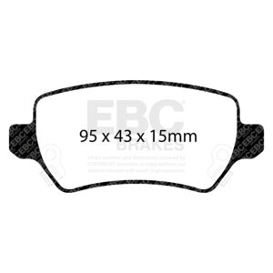 Pastiglie Sportive Stradali EBC Yellowstuff - EBC-DP41447R