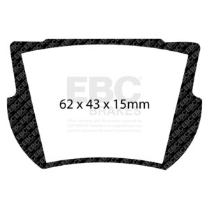 Pastiglie Sportive Stradali EBC Yellowstuff - EBC-DP4145R