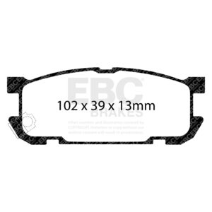 Pastiglie Sportive Stradali EBC Yellowstuff - EBC-DP41453R