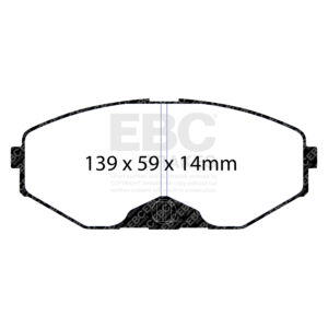 Pastiglie Sportive Stradali EBC Yellowstuff - EBC-DP41471R
