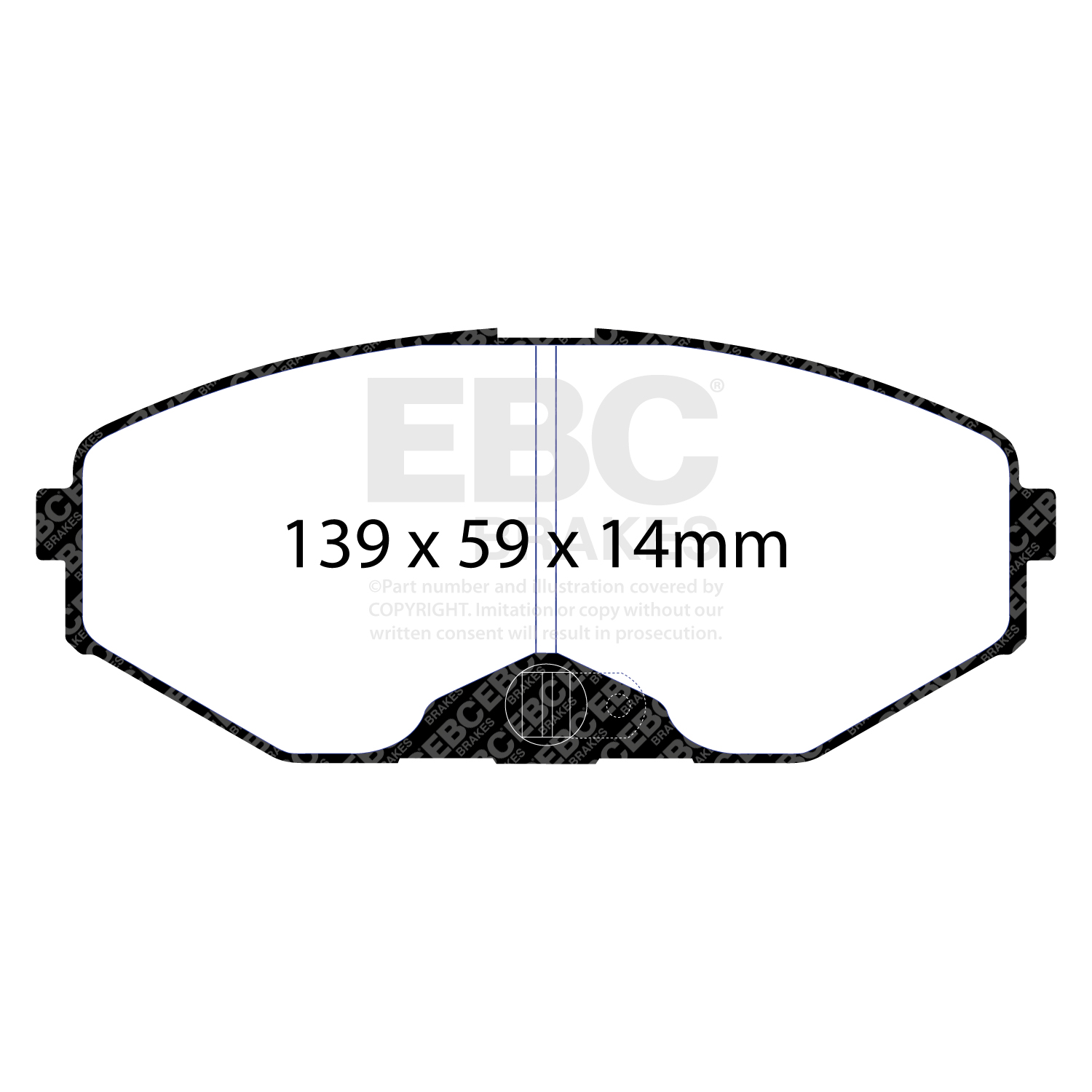 Pastiglie Sportive Stradali EBC Yellowstuff - EBC-DP41471R