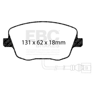 Pastiglie Sportive Stradali EBC Yellowstuff - EBC-DP41479R