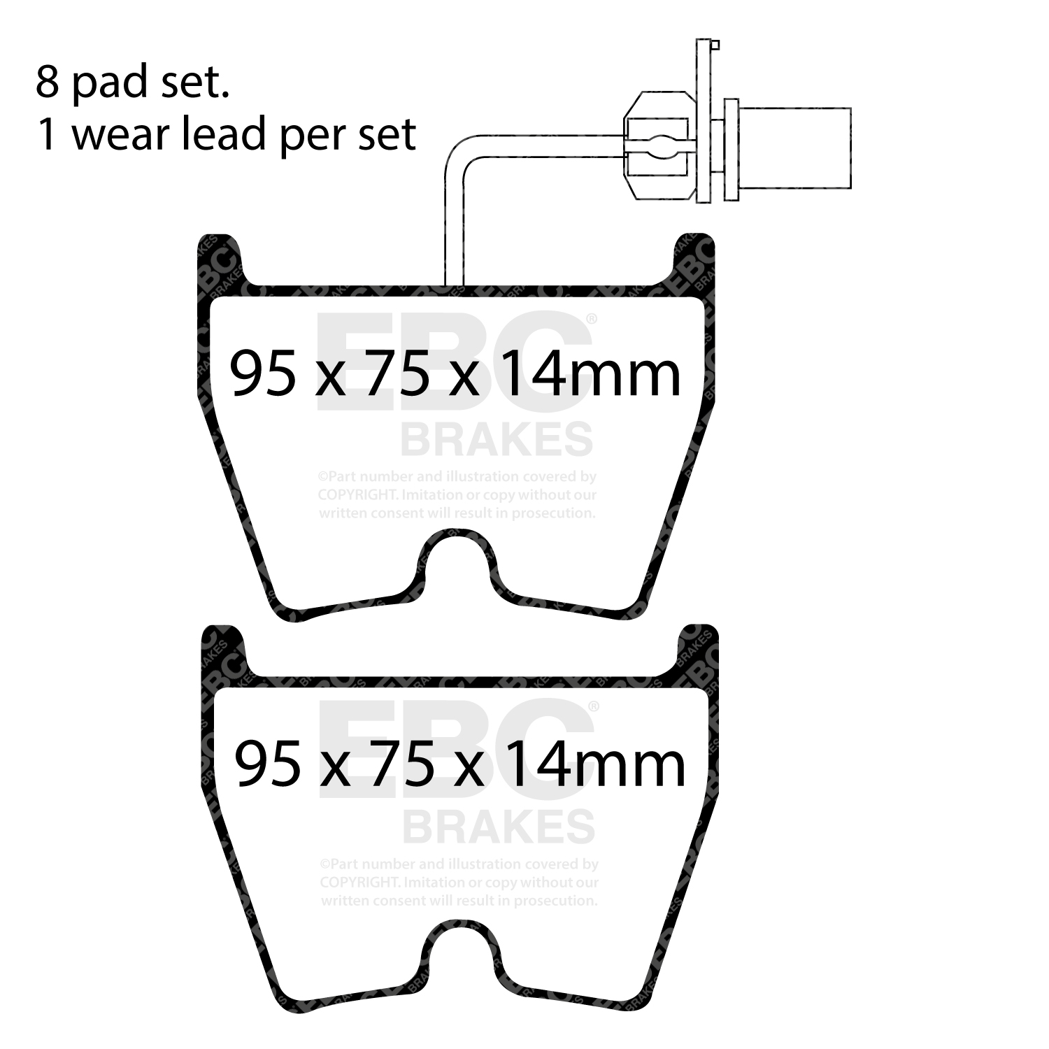 Pastiglie Racing EBC RP-X - EBC-DP81513RPX