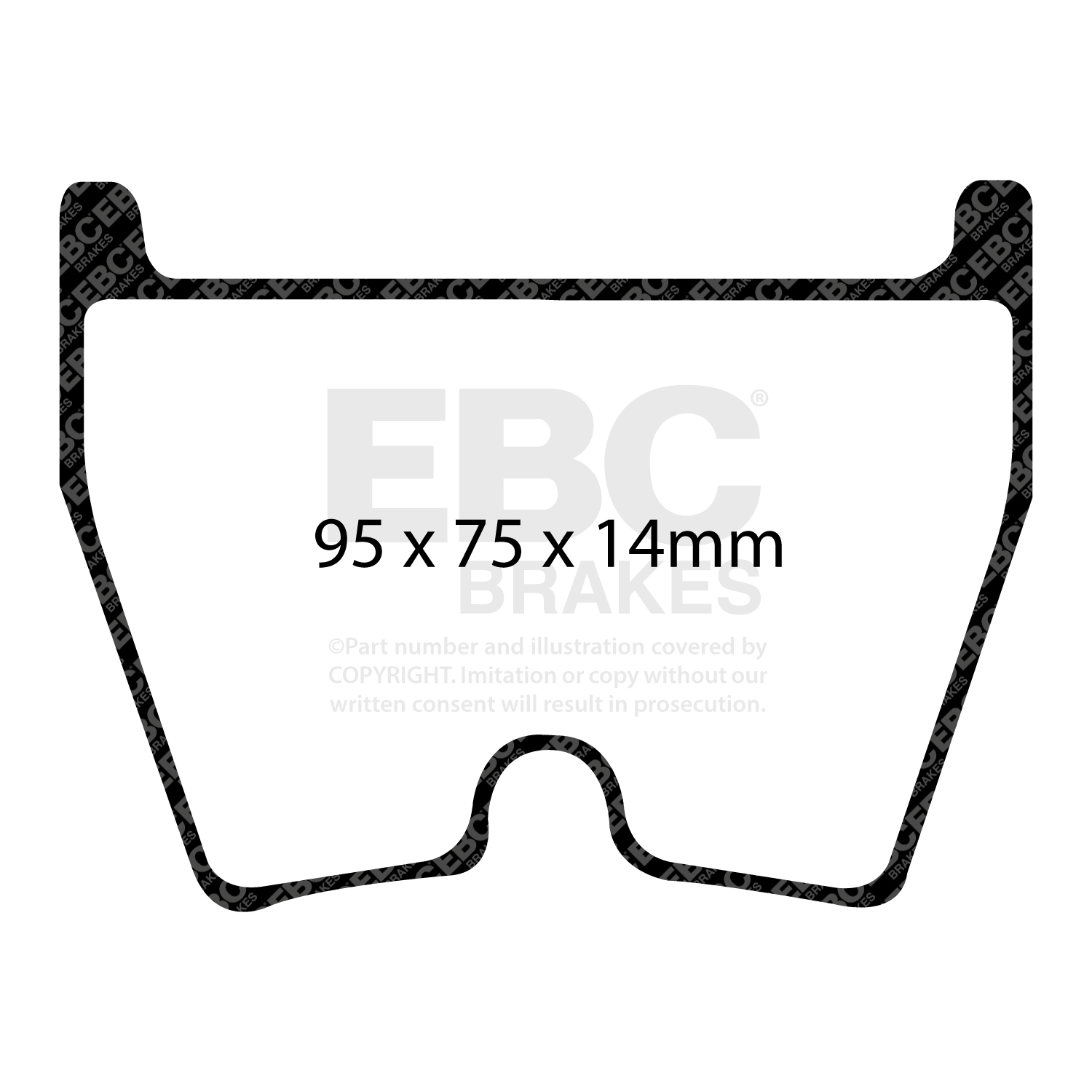 Pastiglie Sportive Stradali EBC Yellowstuff - EBC-DP41513/2R