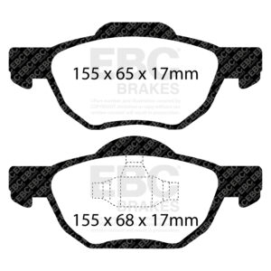 Pastiglie Sportive Stradali EBC Yellowstuff - EBC-DP41525R